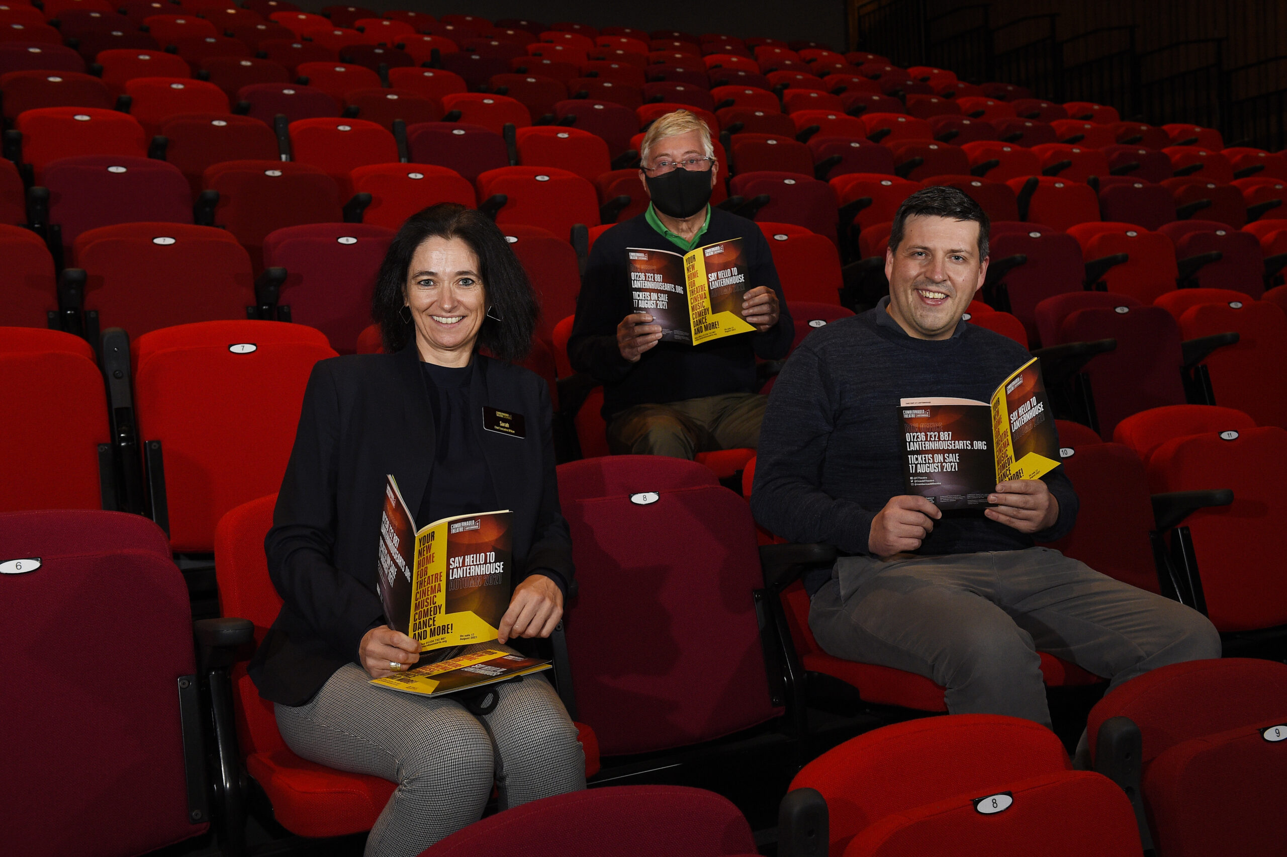 Cumbernauld Theatre at Lanternhouse visit by JamieHepburn MSP image G Macvean