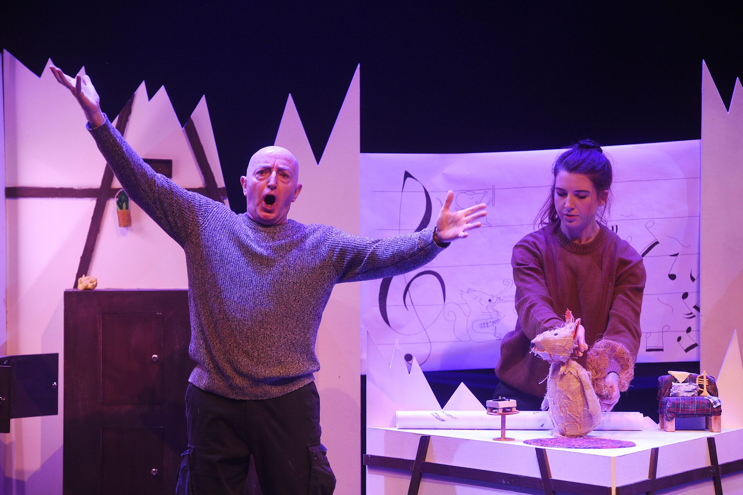 Pic Greg Macvean 19/11/2021 - Cumbernauld Theatre
Hibernate production shots